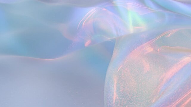Holographic Waves Abstract Motion Background