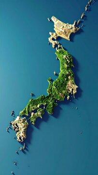 Japan Terrain Aerial.