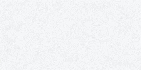 Abstract white and grey modern Topographic Contour Map Background with Seamless Terrain Lines and Elevation Pattern. © Md Yusuf
