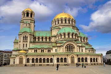 Fototapeta premium sofia, bulgarien - alexander-newski-kathedrale