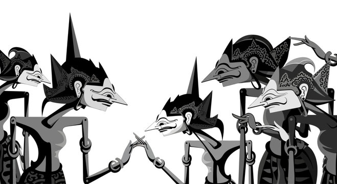 Group of fantasy creatures standing together.
