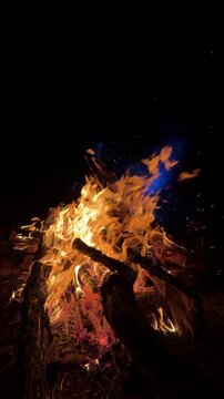 Meditative Fire Watching for Stress Relief