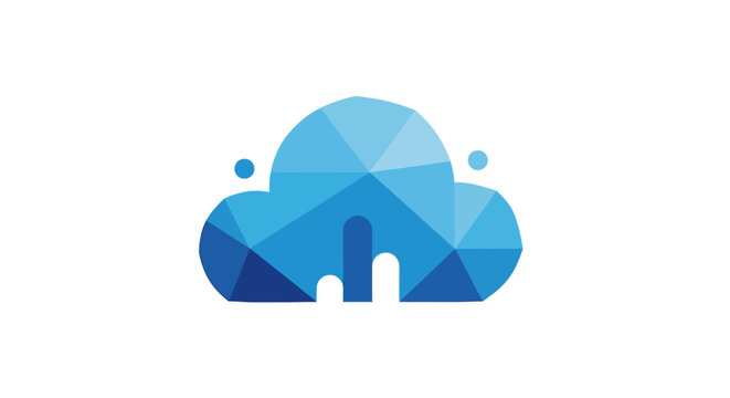 Cloud Server Storage Icon.