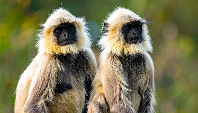 Langurs Pair.