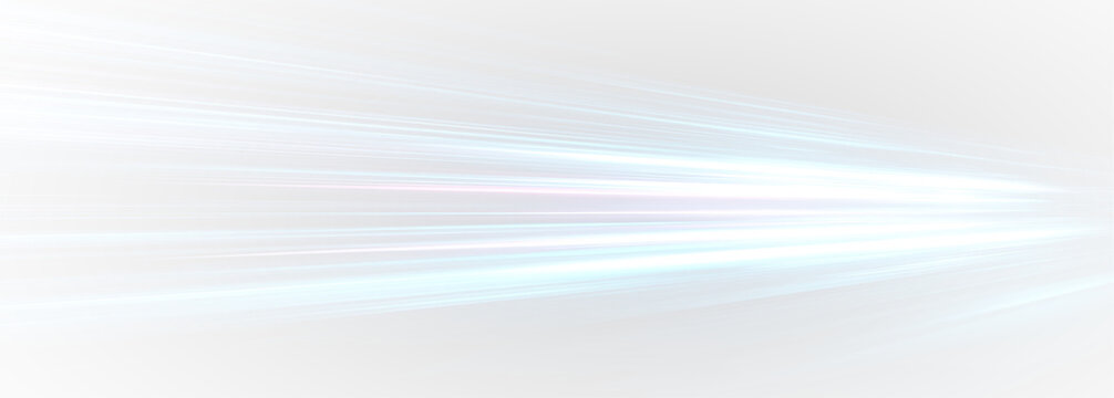 Fast motion blur race road with cold snow and wind effect creating futuristic highway drive with neon light trails and dynamic energy flow concept