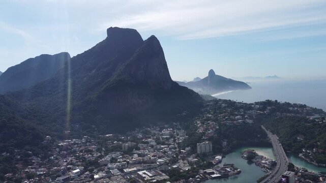 Joatinga, Rio de Janeiro, Rio de Janeiro Brazil, Brazil, aerial view, drone footage, drone shot, drone photography,travel, tourism, destination, vacation, luxury, tropical, paradise, landscape, aerial