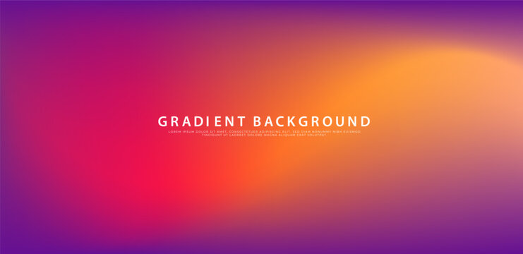 Blurred color gradient background, abstract purple red orange yellow grain gradation texture, vector soft violet texture blur abstract background