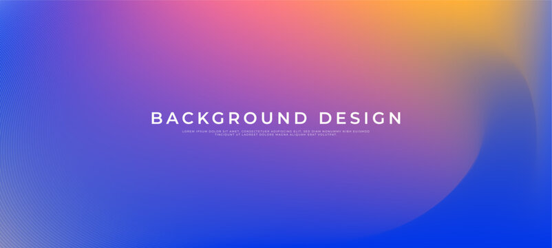 Blurred color gradient background, abstract blue purple yellow grain gradation texture, vector soft navy  texture blur abstract background
