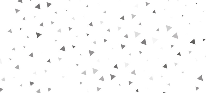 Halftone triangles pattern. Abstract geometric gradient background. Vector illustration