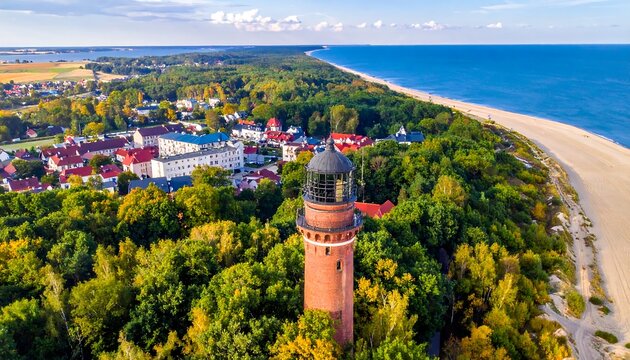 Lighthouse on Peninsula.