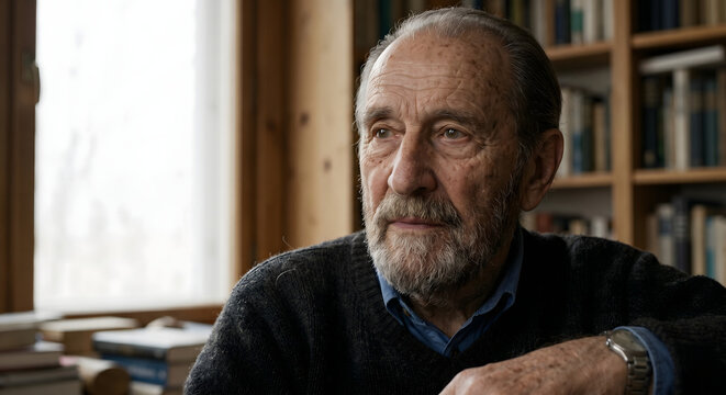 portrait of senior man