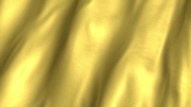 Golden Fabric Texture Background Closeup.