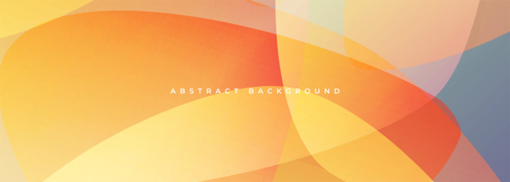 Warm colorful translucent shapes overlap in soft layered composition with sunlit gradients, warm orange and peach tones, rounded curves and subtle glow, abstract background for modern branding