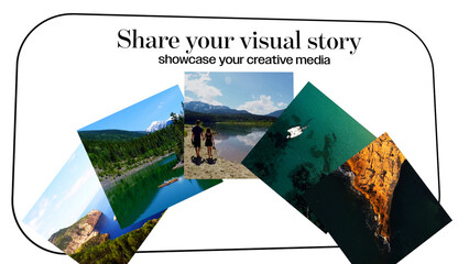 Dynamic Media Card Slideshow Template