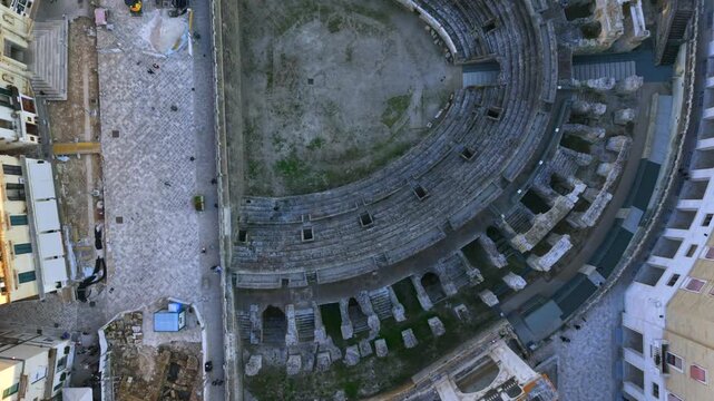 Lecce, Puglia, Italy, aerial drone video