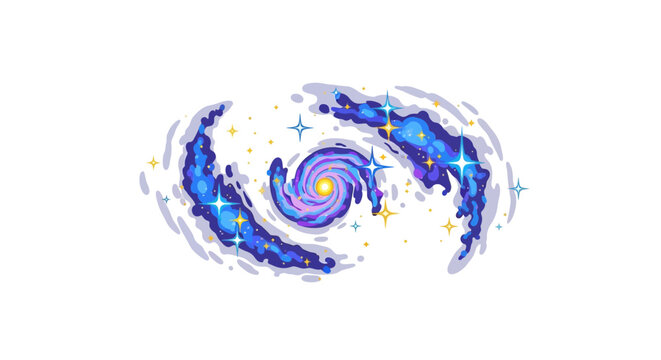 Vortex Swirl Blue Purple Yellow.