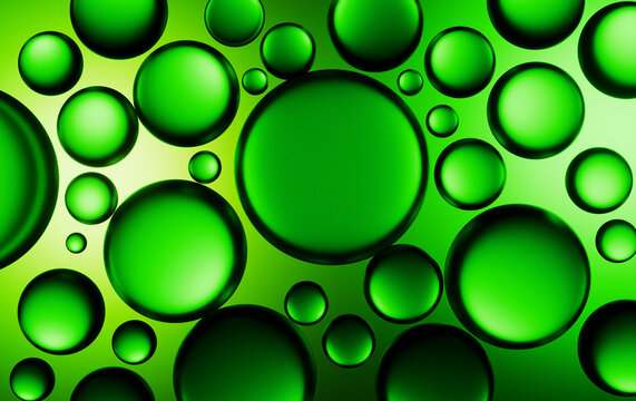 sfondo astratto, vegetale al microscopio, rendering 3d