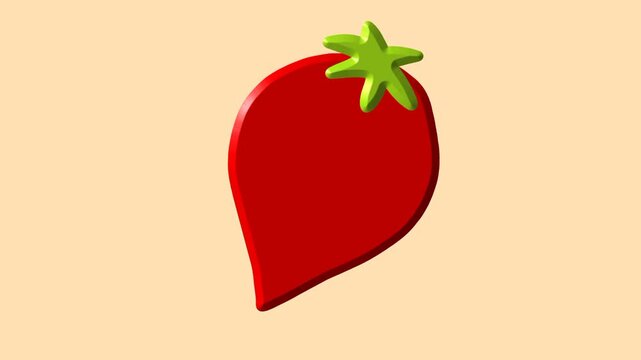 vector illustration of a strawberry 