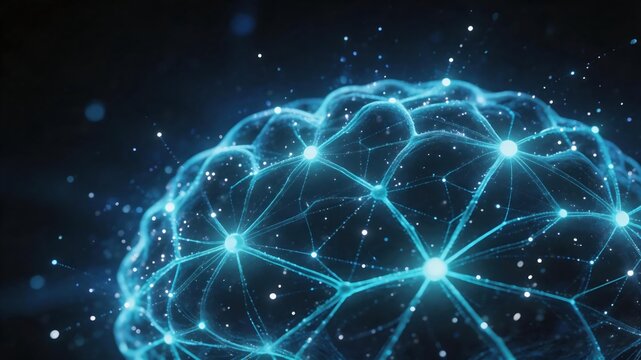 Abstract digital brain network