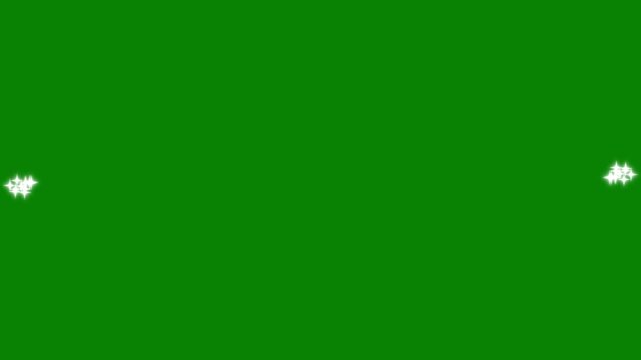 Glitter line stars shining sparkle motion on transparent and green screen.magic sparkles glitter line stars, fairy dust wand glitter stars trail transition.4k animison