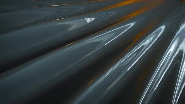 Artisan Pale Celadon Ceramic Fluted Wave. A celebration of artisanal craftsmanship, premium materials, and contemporary decorative art. 3D Render Seamless Loop Animation