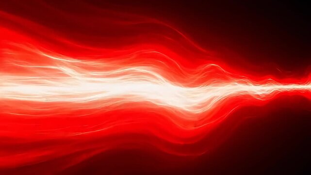 Heartbeat Pulse Visualized as Red Light Stream