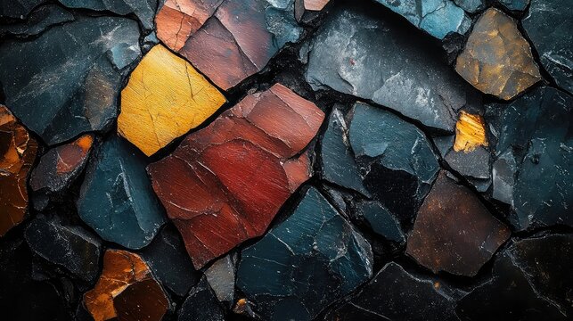 Pebble scratch under microscope - macro texture concept background image for design abstract art or creative visual media projects