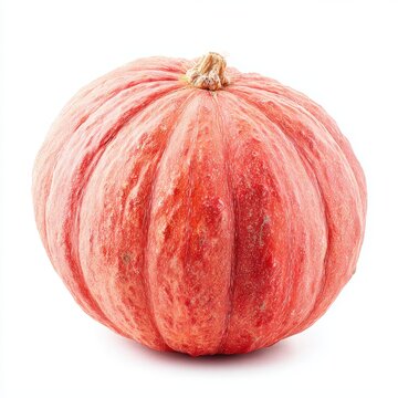 Ripe Pumpkin, Isolated on White Background