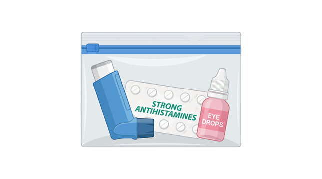 Allergic Pet Owner Survival Clear Zipper Pouch