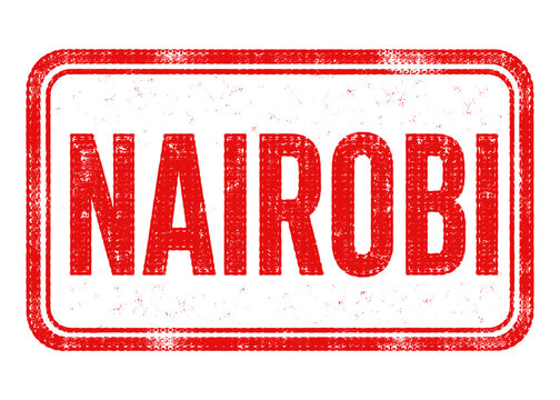Nairobi stamp. City seal isolated on white background.