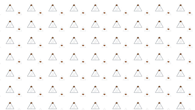 Compass Tool Icon Pattern Vector