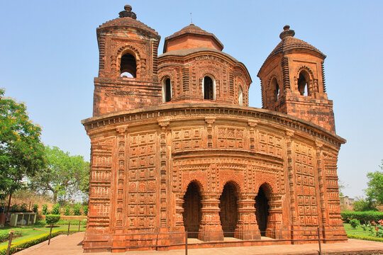 Bishnapur Shyam Ray Temple also known as Pancha-ratna temple in the Indian state of West Bengal.
