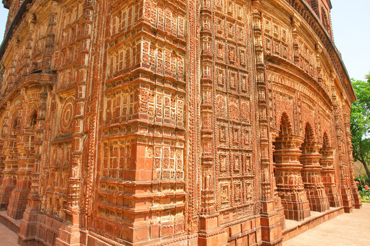 Bishnapur Shyam Ray Temple also known as Pancha-ratna temple in the Indian state of West Bengal.