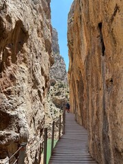 Słynny szlak Caminito del Rey w prowincji Malaga  © Grzegorz Polak