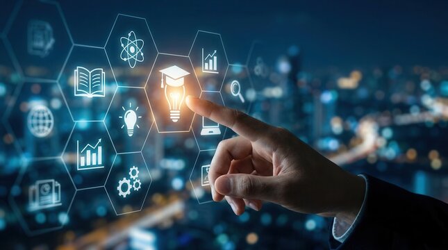 AI and machine learning enhancing personalized learning through digital training for employees and partners.
