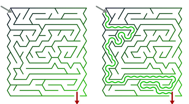 Teachers day kids activity maze game worksheet