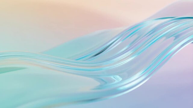 abstract blue wave