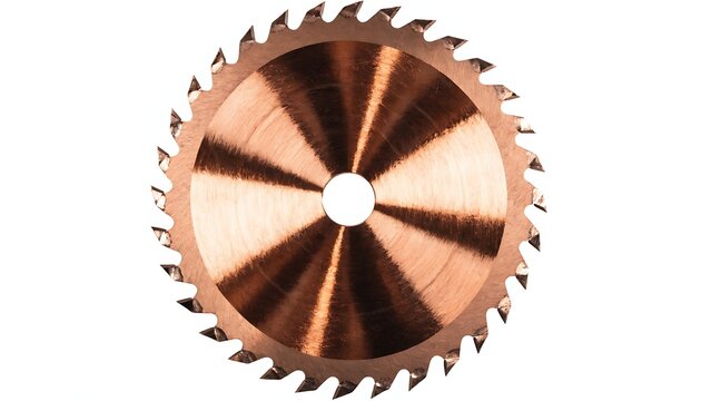 Circular saw blade, close-up, metal, nobody
