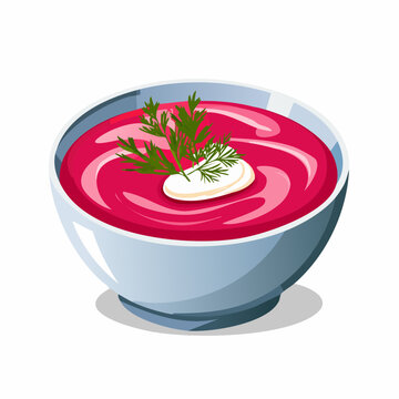 Kalte Rote-Bete-Suppe