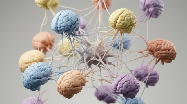 Detailed 3D model showing how environmental and social factors shape human behavior and thought.