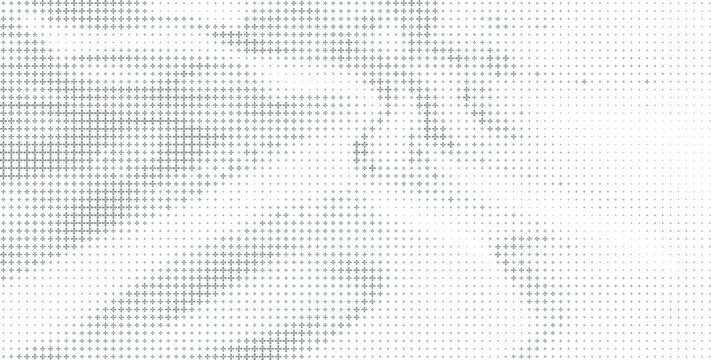 Gray Plus Symbol Pattern White Background, Minimal Gray Plus Sign Background