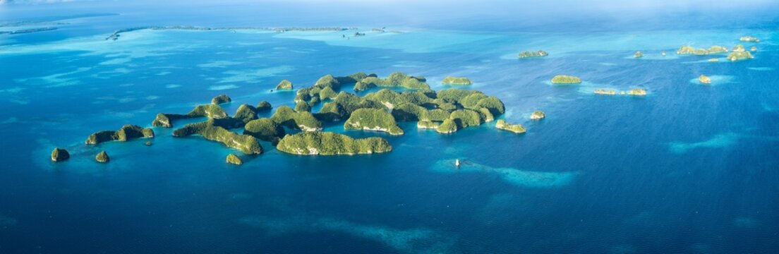 Ngerukewid also known as Seventy Islands, Palau, Koror, Micronesia
