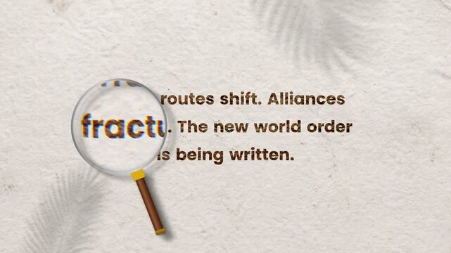Geopolitical Crisis Concept, Global Tension and Trade Route Shifts, International Relations Strategy, World Order Change