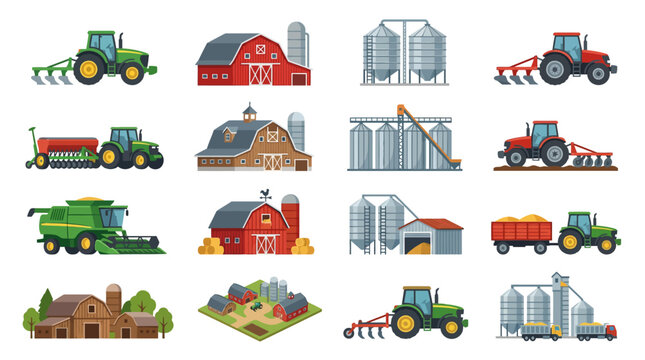 Farm Tractors and Equipment.