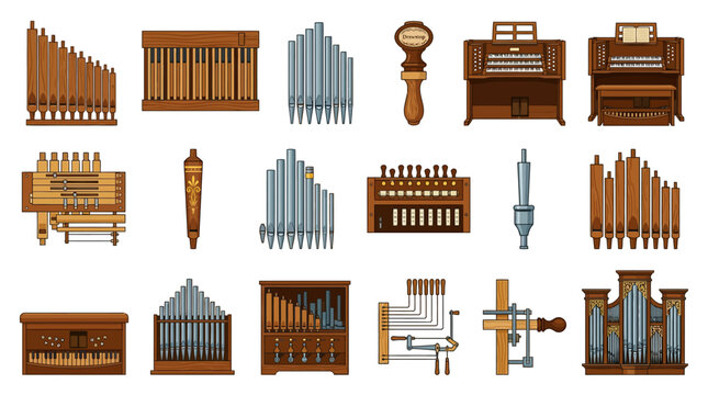 Various Organ Pipe Configurations.