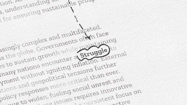Inflation Crisis and Rising Cost of Living Concept with Financial Struggle Symbol