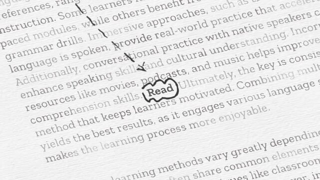 Language Learning Journey from Listening to Fluency Education Concept