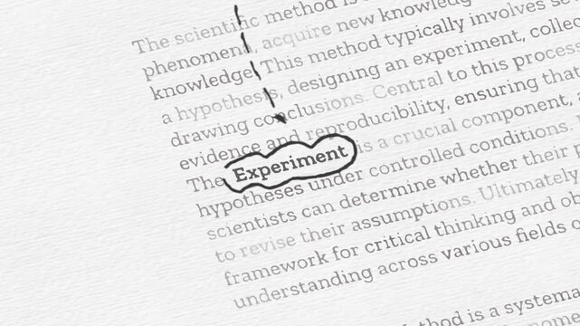 Scientific Method Learning Process with Research and Experiment Concept