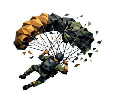 parachute canopy snap, the obstacle and tension moment where the canopy partially twists or inflates unevenly, body tilting and