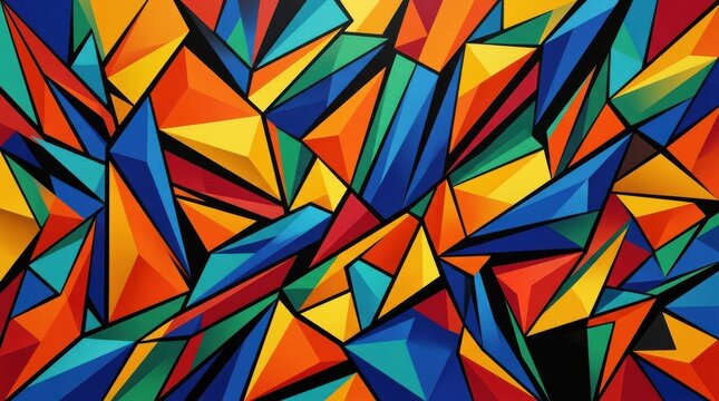 Abstract geometric pattern with bold colors geometric bold, bold colors, geometric, bold, colors, abstract, background, texture,